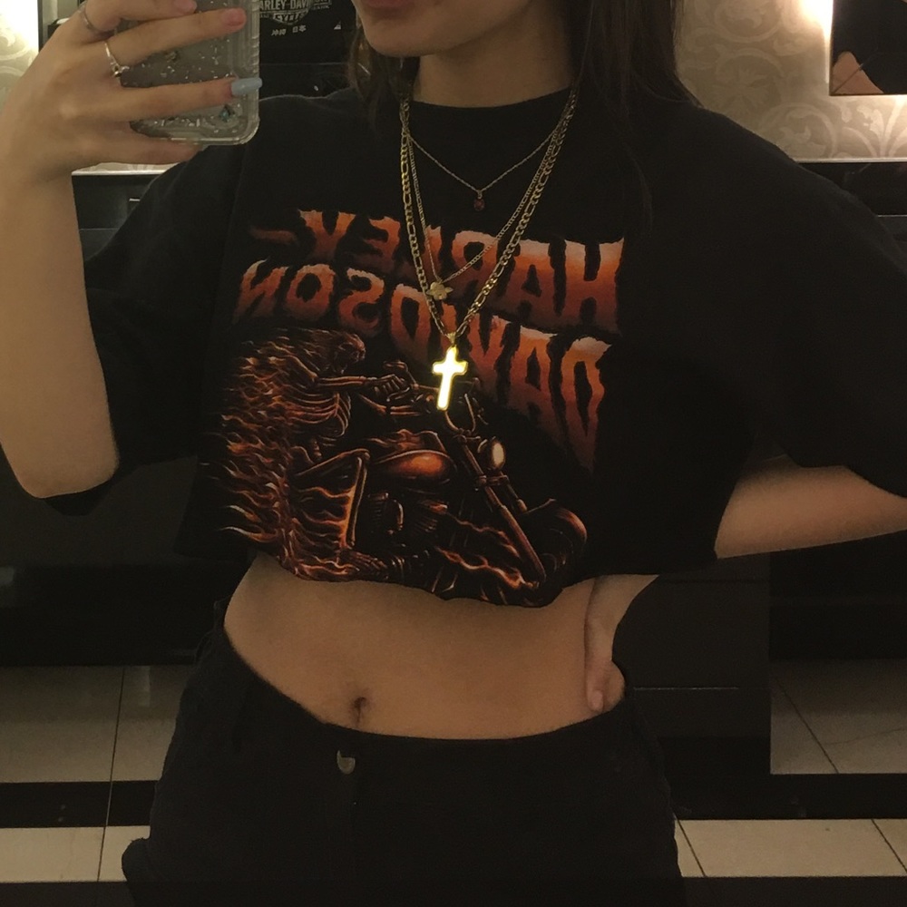 Harley Davidson Crop Top